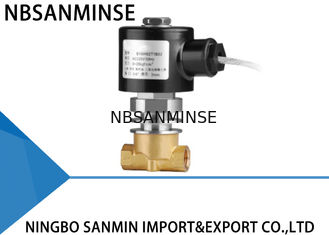 CO2 तरल भाप पीतल Solenoid वाल्व सामान्य रूप से बंद उच्च / कम तापमान