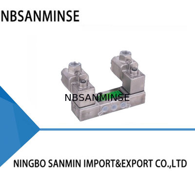 सभी स्टेनलेस इन्सुलेशन वाल्व डबल कॉइल स्पूल वाल्व स्पेसर प्रकार सी 5/2 रूपांतरण 3/2