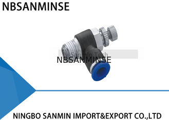 JSC वायवीय कोहनी ट्यूब नली हवा पाइप फिटिंग घटक त्वरित कनेक्टर Sanmin