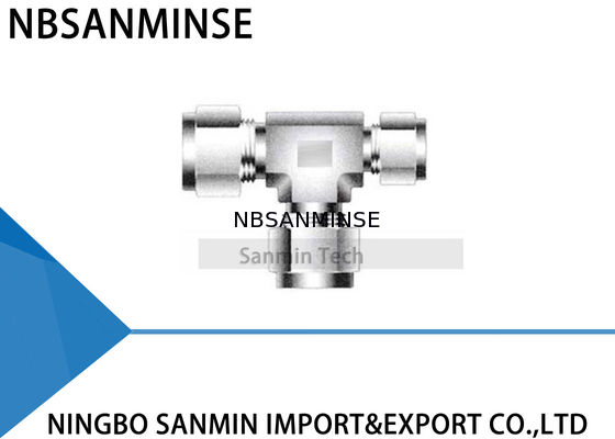 RUBT यूनियन टी स्टेनलेस स्टील SS316L नलसाजी फिटिंग वायवीय वायु फिटिंग उच्च गुणवत्ता वाला सैनमिन