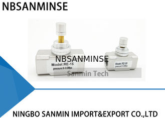 NBSANMINSE RE फ्लो कैपेसिटी कंट्रोल वाल्व G थ्रेड 1/8 1/4 3/8 1/2 वायवीय वायु मानक प्रकार कंट्रोल वाल्व