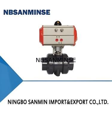 UPVC/CPVC/PPH मध्यम दबाव 1.2MPa और निम्न दबाव 0.035MPa~0.35MPa के लिए विद्युत और वायवीय गेंद वाल्व अनुप्रयोग