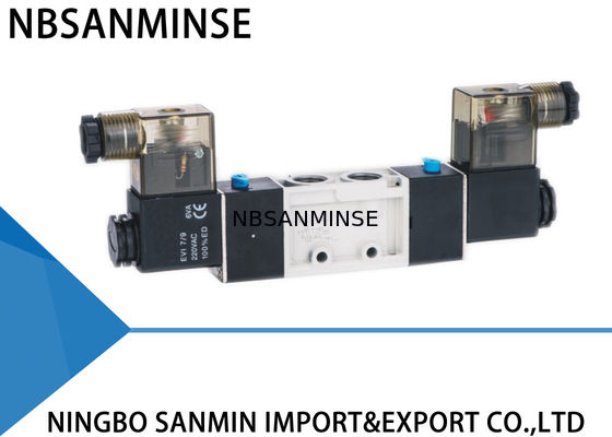 NVSC NASC 5 वे 2 पोजीशन न्यूमेटिक सोलनॉइड वाल्व डाई कास्टिंग बॉडी इंटरनल पायलट एयर वाल्व इंडस्ट्री एप्लीकेशन