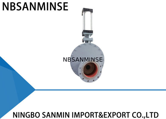 न्यूमेटिक सर्कुलर डबल डिस्क वाल्व वेयरप्रूफ कास्ट आयरन बॉडी SMWZ644 -DNA - आर