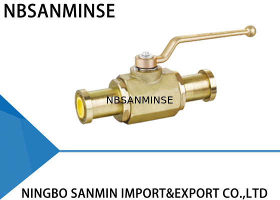 SAB निकला हुआ किनारा के साथ KHB KHM बंद हाइड्रोलिक बॉल वाल्व कार्बन स्टील 16 मिमी 20 मिमी 25 मिमी व्यास
