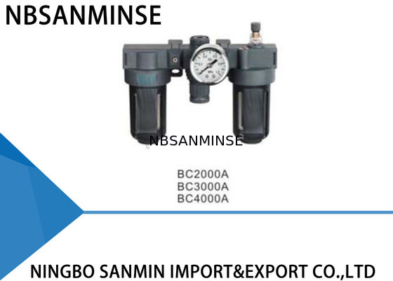 पेशेवर एसएमसी फ़िल्टर नियामक स्नेहक वायवीय एफआरएल यूनिट एसी बीसी श्रृंखला