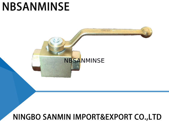 मैनुअल कार्बन स्टील / पीतल हाइड्रोलिक बॉल वाल्व NBR VITON सील प्रकार ISO9001 प्रमाणीकरण