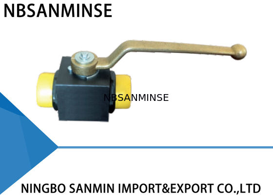 मैनुअल कार्बन स्टील / पीतल हाइड्रोलिक बॉल वाल्व NBR VITON सील प्रकार ISO9001 प्रमाणीकरण
