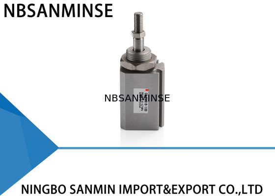 रबड़ बम्पर सिंगल रॉड पिन एयर वायवीय सिलेंडर थ्रेड के साथ / थ्रेड के बिना