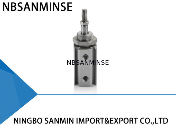 रबड़ बम्पर सिंगल रॉड पिन एयर वायवीय सिलेंडर थ्रेड के साथ / थ्रेड के बिना