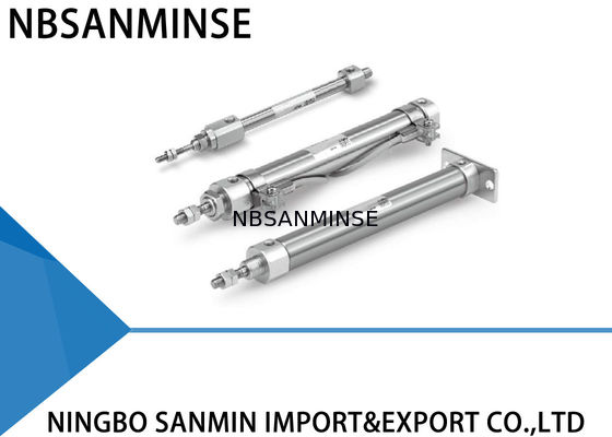 डबल अभिनय एकल रॉड वायवीय वायु सिलेंडर बोर का आकार 6/10/16 1MPa