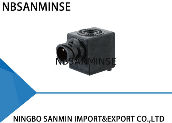 ऑटोमोबाइल क्लास F / H 10W DC24V सोलनॉइड वॉल्व कॉइल प्लग टाइप HL012 UL