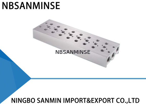 वायवीय सोलेनॉइड वाल्व पार्ट्स मैनिफोल्ड बेस एसएमसी एयरटैक सीकेडी कोगनैनी प्रकार