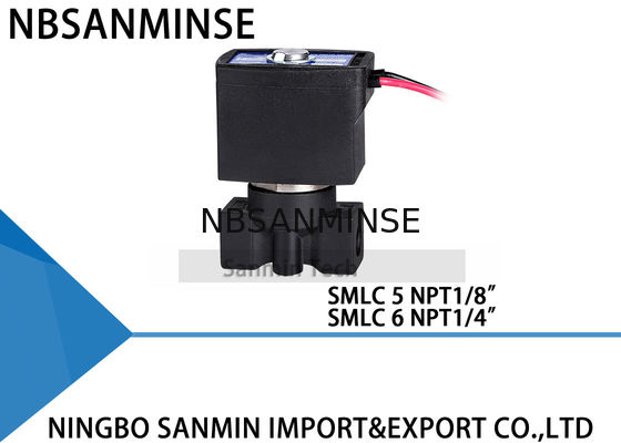 पानी का पीतल सोलेनॉइड वाल्व सामान्य रूप से बंद 2 रास्ता 1/8 1/4 एनपीटी पाइप आकार EPDM सील