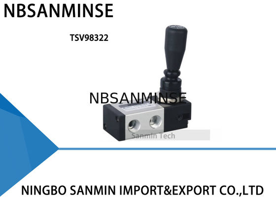 जी 1/4 "लॉक प्रकार वायवीय मैकेनिकल वाल्व हाथ पुल वाल्व दो स्थिति पांच रास्ता दो स्थिति तीन रास्ता
