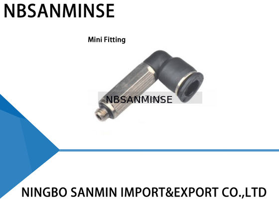 PLL - C कॉम्पैक्ट वन टच फिटिंग मिनी फिटिंग्स विस्तारित पुरुष एल्बो कनेक्ट फिटिंग वायवीय भागों Sanmin