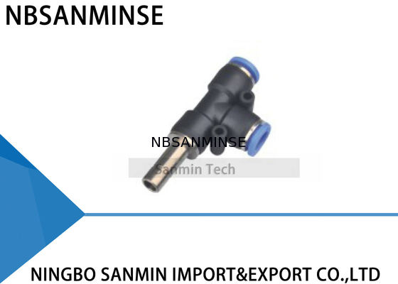 पीडीजे वायवीय नली कनेक्टर शाखा रन-टी पुश इन वन-टच एयर क्विक फिटिंग हाई क्वालिटी सैनमिन