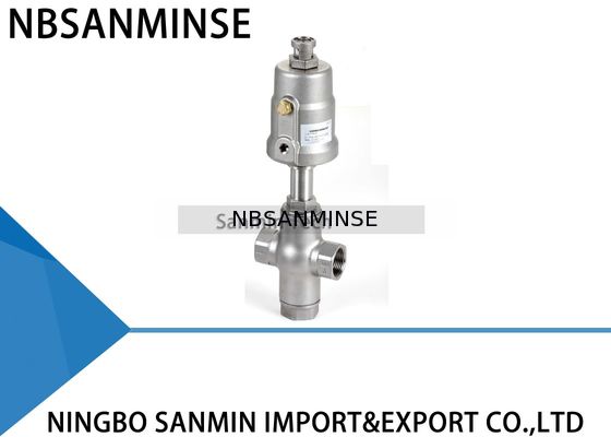 JDF1100 / JDF1200 वायवीय कोण सीट वाल्व 3 वे कोण वाल्व डबल अभिनय खाद्य मशीन