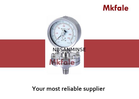 एसएमपीडी सैनिटरी लिक्विड प्रेशर गेज गेज डायाफ्राम सील प्रेशर गेज डबल लेजर वेल्डिंग