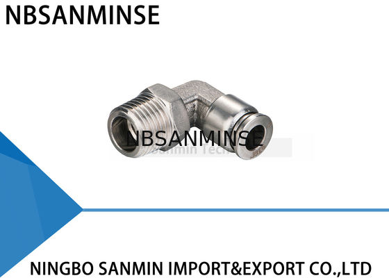वायवीय वायु फिटिंग नर कोहनी NBSANMINSE SSPL M5 M6 1/8 1/4 3/8 1/2 SS3166 वायु घटक