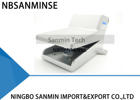 फुट वाल्व 2 स्थिति 5 रास्ता फुट वाल्व पैडल 1/4 जी धागा सीधे वायवीय वायु वाल्व NBSANMINSE FF205-08 संचालित