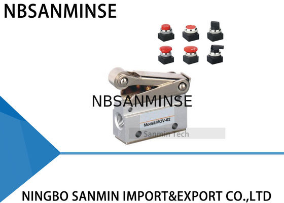 NBSANMINSE MOV 1/8 G थ्रेड सीरीज़ मैकेनिकल वाल्व वायवीय हैंड कंट्रोल एयर वाल्व