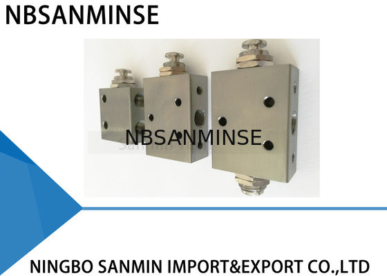 M5 G 1/8 वायवीय मैकेनिकल वाल्व NBSANMINSE 2P 31P 3P 41P 4P 4PP मिनी सर्किट सर्किट