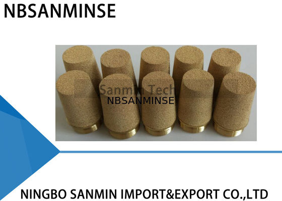 NBSANMINSE SC प्रकार फ़िल्टर पीतल का निकास एयर साइलेंसर Sintered Copper Series मफलर M5 1/8 1/4 3/8 1/2 3/4 1 आकार