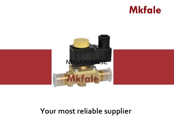 प्रशीतन कंप्रेसर समूह आदि के लिए उच्च प्रदर्शन जल पीतल Solenoid वाल्व