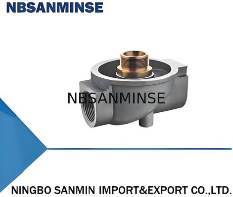 YL तेल फिल्टर बेस थ्रेडेड जॉइंट 11/8 "-16UNF 11/2"-16UNF इंटरफेस मध्यम तापमान के लिए -20C- 120C