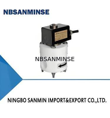 पॉलीटेट्राफ्लोरो इलेक्ट्रोमैग्नेटिक वाल्व पीटीएफई सोलेनोइड वाल्व अधिकतम +120°C तापमान प्रतिरोध 0.01 ̊0.6 एमपीए कार्य दबाव और 1.2 एमपीए संपीड़न शक्ति के साथ