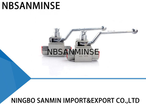 31.5MPa दबाव हाइड्रोलिक बॉल वाल्व KHB-L कार्बन स्टील लॉकबल बॉल वाल्व