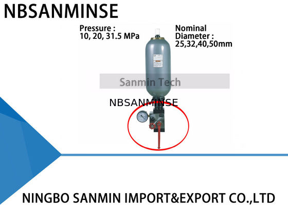 कार्बन स्टील हाइड्रोलिक एक्युमुलेटर प्रत्यक्ष अभिनय अतिप्रवाह वाल्व अवशोषक कंपन