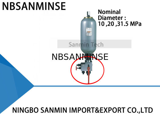 20 / 31.5 एमपीए हाइड्रोलिक एक्युमुलेटर मैनुअल स्टैंडर्ड ओवरफ्लो कंट्रोल वाल्व