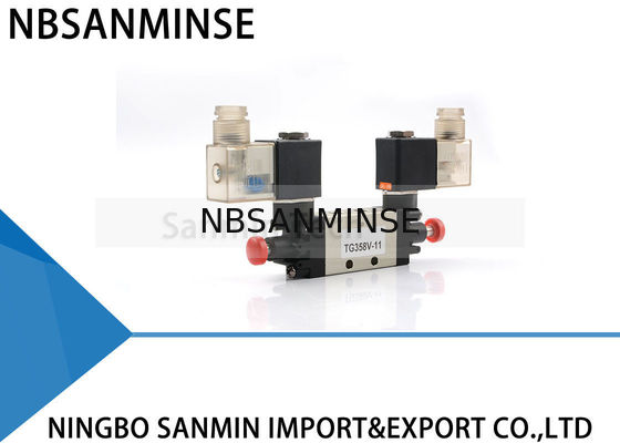 TG358V11 G1 / 8 2 स्थिति 5 रास्ता आंतरिक पायलट प्रकार डोर पंप ट्रक कार डोर सिस्टम के लिए समर्पित वाल्व