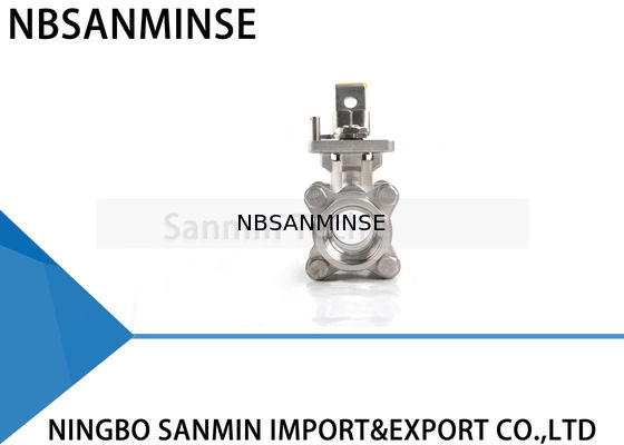 CF8M 1 इंच हाइड्रोलिक उच्च दबाव गेंद वाल्व 1000psi WOG स्टेनलेस स्टील SS316 तेल गैस पानी की पाइप लाइन आवेदन