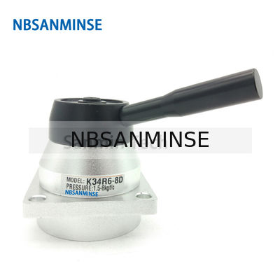 NBSANMINSE K34R6 G1 / 4 "हाथ स्विचिंग वाल्व ड्राइंग वाल्व यांत्रिक वायवीय मैनुअल वाल्व G 1/4 धागा