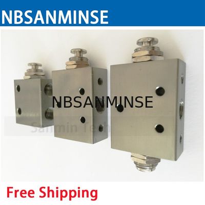 NBSANMINSE 2P 31P 3P 41P 4P 4P 4PP मिनी चेंज वाल्व M5 G 1/8 मैकेनिकल वाल्व वायवीय वाल्व उच्च गुणवत्ता