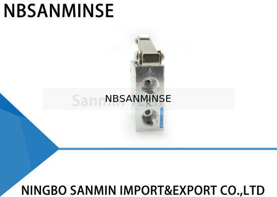 जेएम श्रृंखला 1/4 मैकेनिकल वाल्व वायवीय स्टॉप प्रकार मैकेनिकल वाल्व शटऑफ वाल्व थ्रॉटल वाल्व दो स्थिति तीन रास्ता