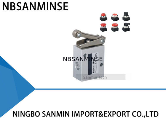 जेएम श्रृंखला 1/4 मैकेनिकल वाल्व वायवीय स्टॉप प्रकार मैकेनिकल वाल्व शटऑफ वाल्व थ्रॉटल वाल्व दो स्थिति तीन रास्ता