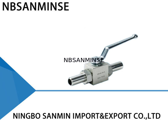 वेल्डिंग कनेक्शन के साथ हाइड्रोलिक हाई प्रेशर 2 वे बॉल वाल्व