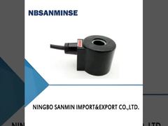 16431 लीड प्रकार सोलेनोइड वाल्व कॉइल डीसी 18 वाट सामान्य शक्ति काला रंग