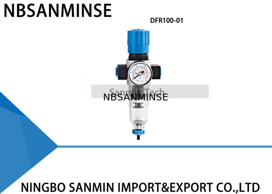 ब्लू ब्लैक न्यूमेटिक फ़िल्टर रेगुलेटर ल्यूब्रिकेटर एयर सोर्स उपकरण